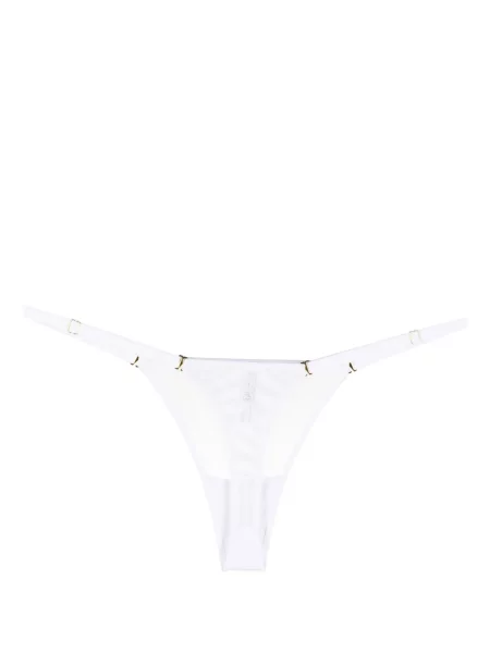 Skaidrios mini stringai Maison Close balta