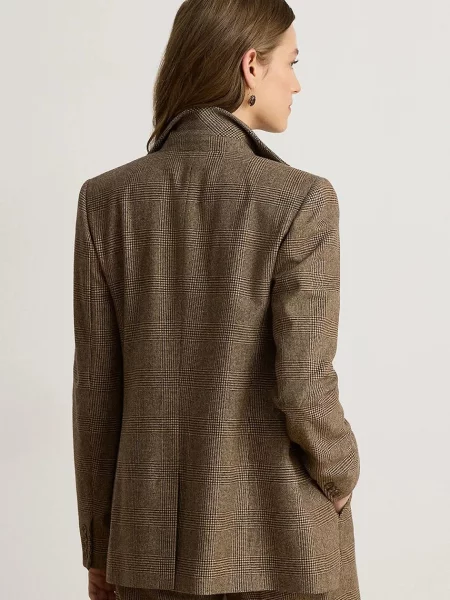 Lauren Ralph Lauren sacou pentru femei din lână maro