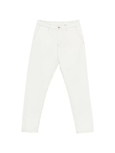 Pantaloni Canali alb