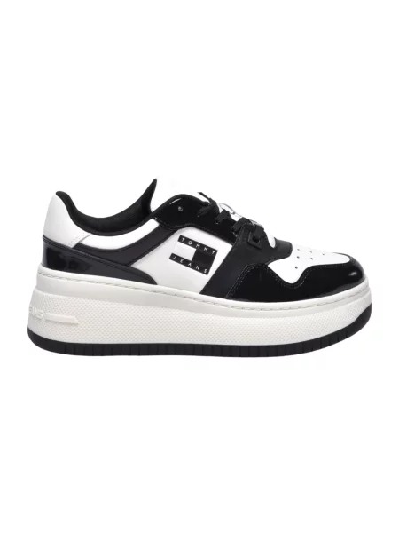 Sneakersy Tommy Jeans skórzane retro