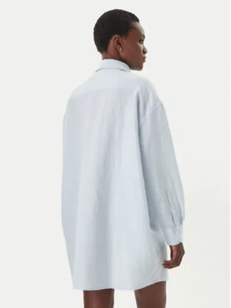 Košilové šaty Tommy Jeans modré