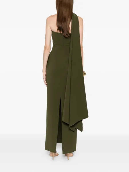 Rochie maxi Solace London de costum verde