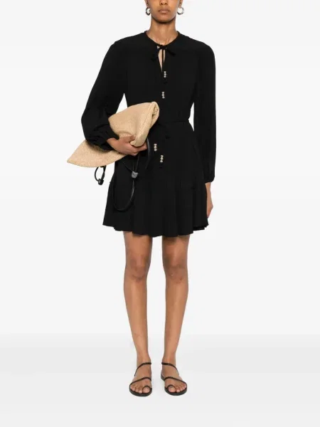 Rochie Maje plisată de costum negru