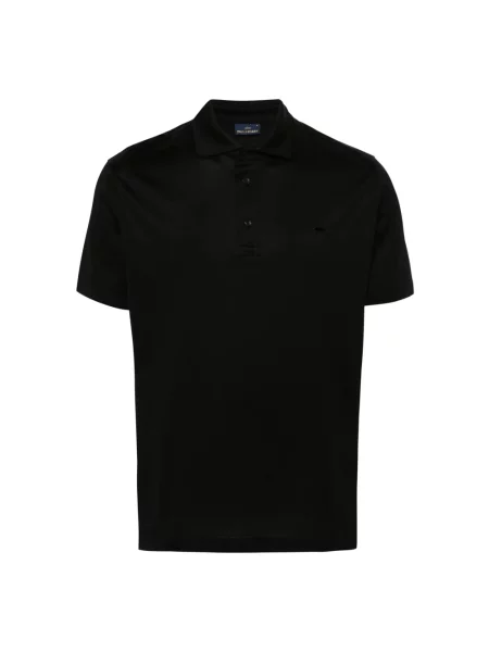 Dzianinowa koszulka polo Paul & Shark czarna