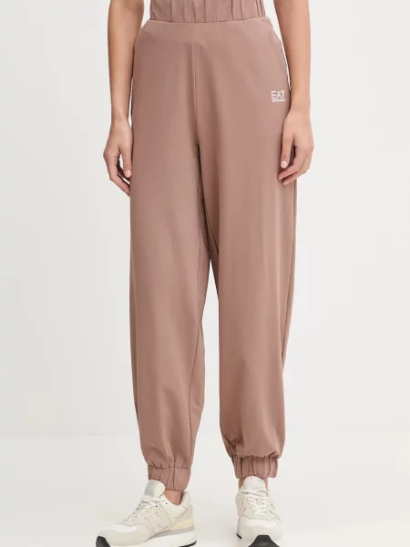 Костюмные брюки Ea7 Emporio Armani коричневые