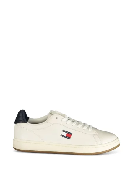 Fűzős csipkés sneaker Tommy Hilfiger autogrammal