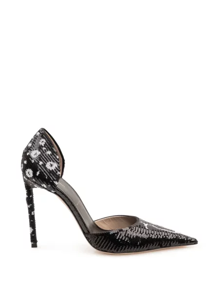 Pantofi cu toc Tom Ford cu broderie negru