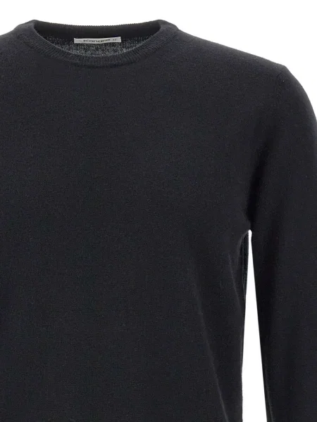 Pulover Kangra cu decolteu rotund negru