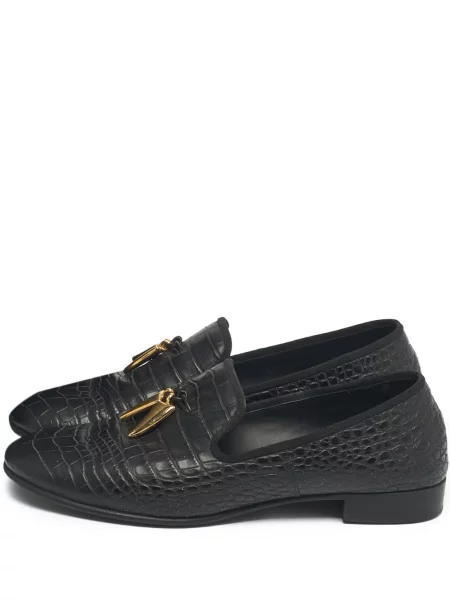 Pantofi loafer Giuseppe Zanotti din piele negru