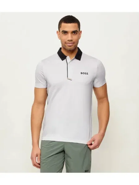 BOSS GREEN Polo PL_Paddytech GOC gri