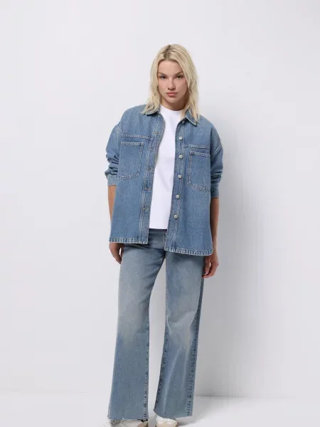 Рубашка Colin's голубая