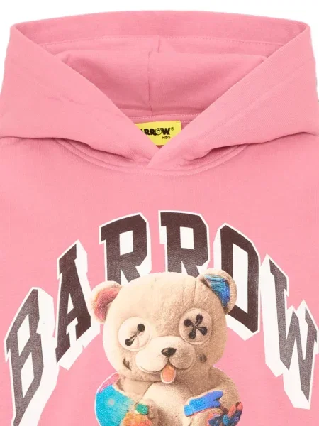 Bluza z kapturem dziecięca Barrow różowa