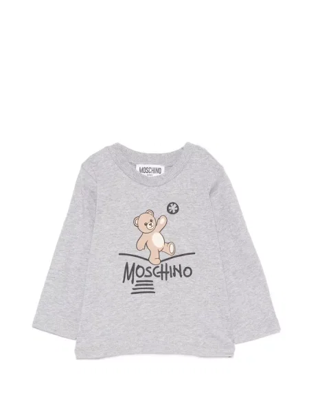 Koszulka dziecięca Moschino szara
