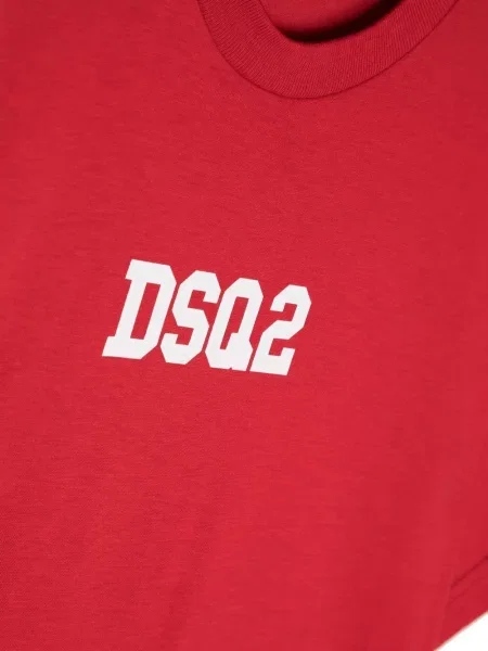 Koszulka dziecięca Dsquared2 czerwona