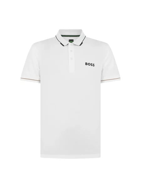 Koszulka polo Boss biała