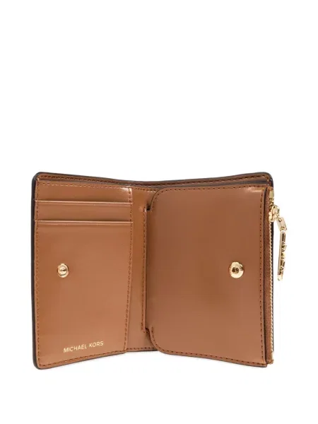 Portofel Michael Michael Kors cu imprimeu geometric roșu