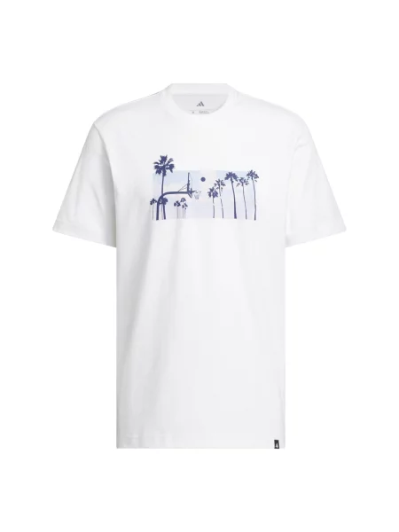 ADIDAS SPORTSWEAR Tricou funcțional PHOTORL bleumarin alb