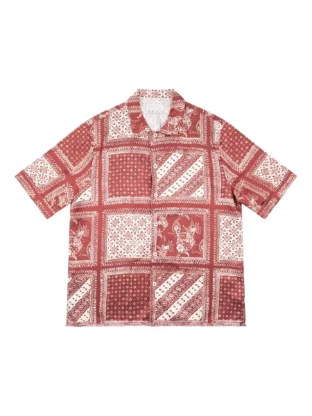 Košile Kith s potiskem červená