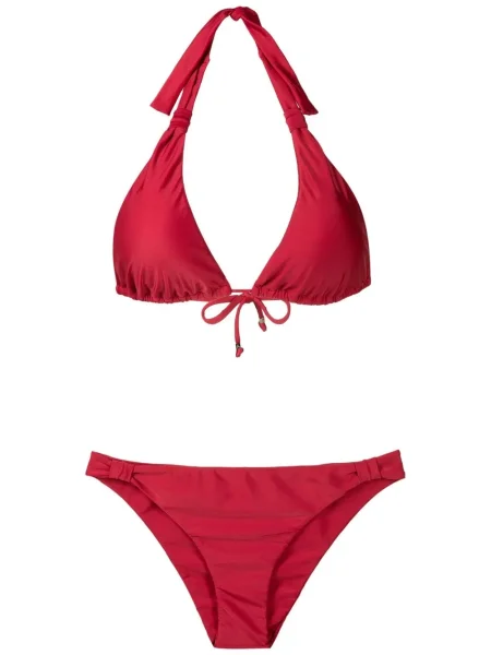 Bikini Amir Slama z dekoltem halter czerwony