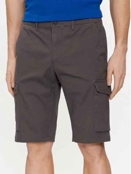 Tommy Hilfiger Шорти от плат John Cargo сив
