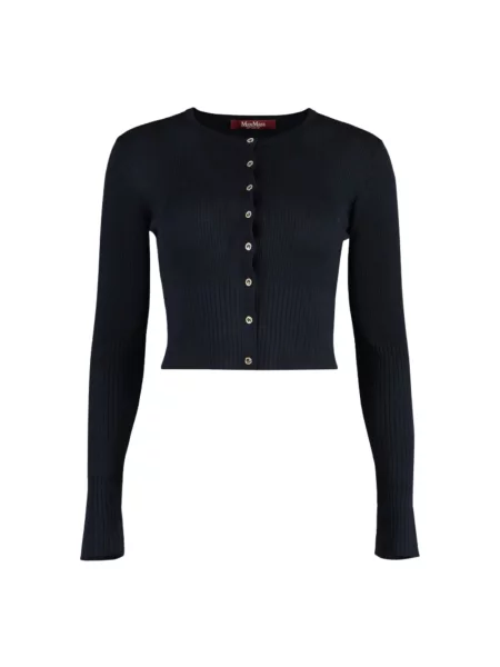 Kardigan Max Mara Studio wełniany czarny