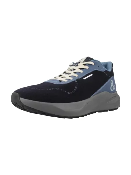 Sneakersy Xti skórzane niebieskie