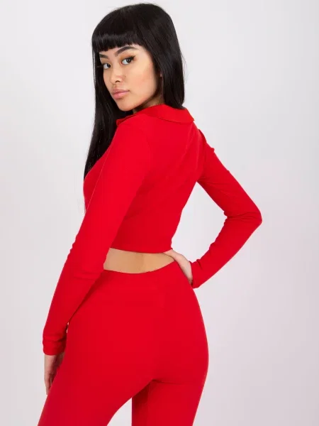 Bluza Fashionhunters rdeča