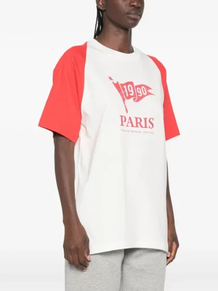 Tricou System cu imagine alb