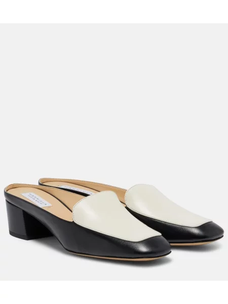 Papuci tip mules Gabriela Hearst din piele negru