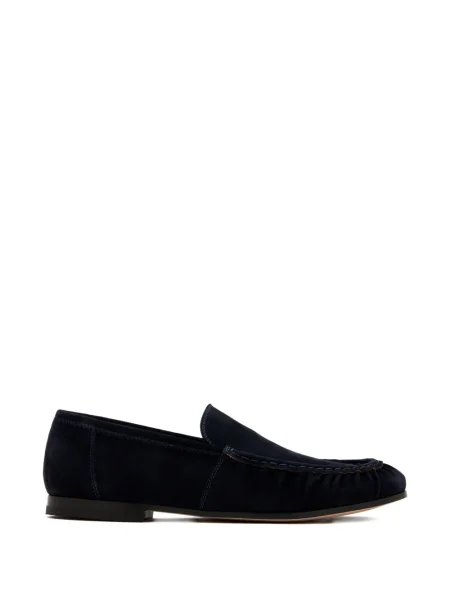 Pantofi loafer Sturlini Firenze din piele de căprioară albastru