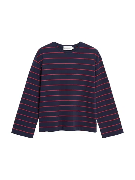 ARMEDANGELS Tričko MARYNAA modrá červená