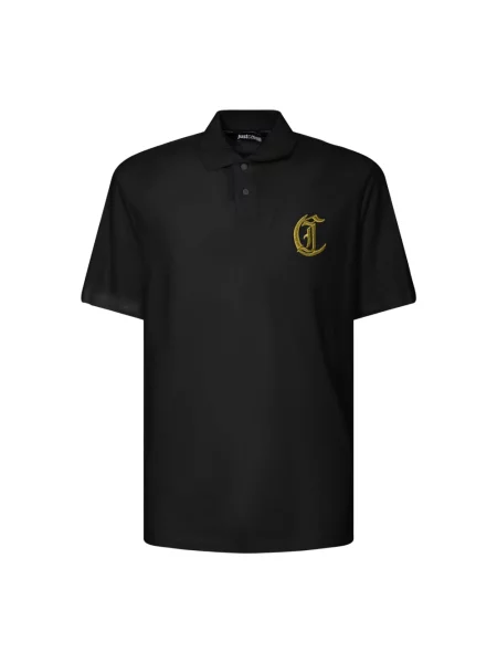 Koszulka polo Just Cavalli czarna