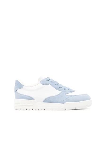Sneakersy Moschino z logo niebieskie