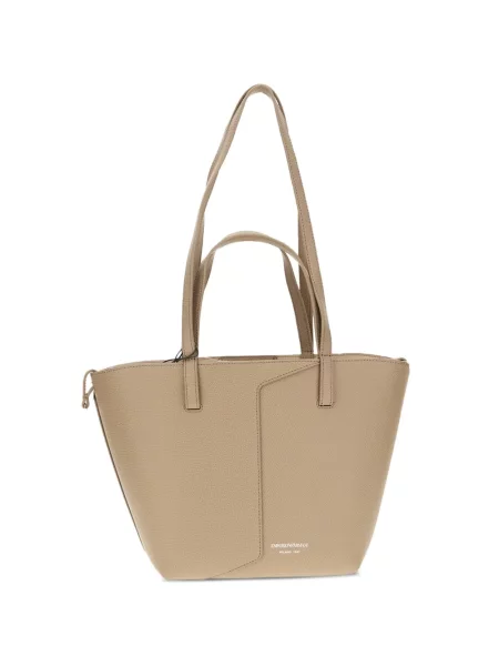 Geantă Emporio Armani din piele cu imagine