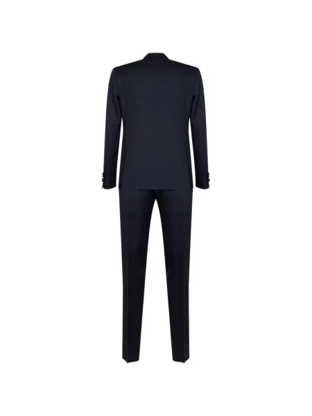 Costum Lardini cu rever albastru