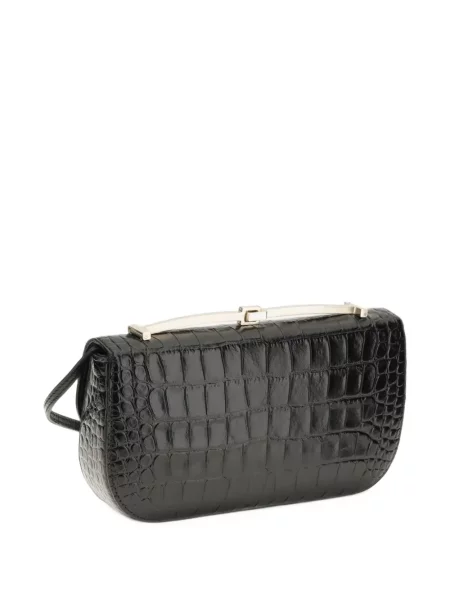 Geantă Tom Ford din piele cu imagine negru