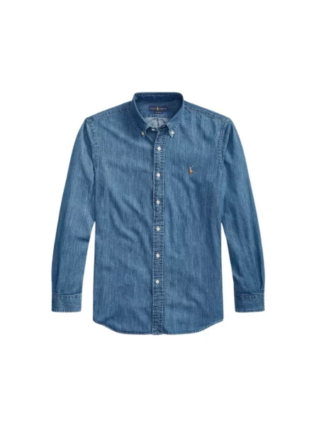 Polo Ralph Lauren Koszule Mężczyzna S Koszule dla Mężczyzn Aw 25 niebieski