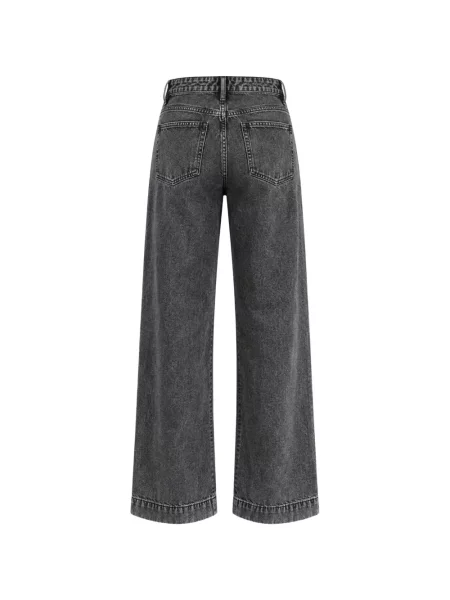 Blugi cu picior larg One Teaspoon negru