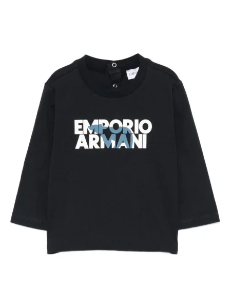 Koszulka dziecięca Emporio Armani niebieska