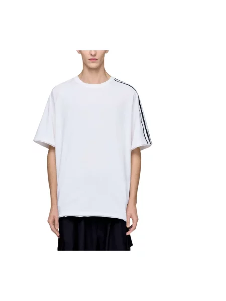 Koszulka Adidas w paski biała