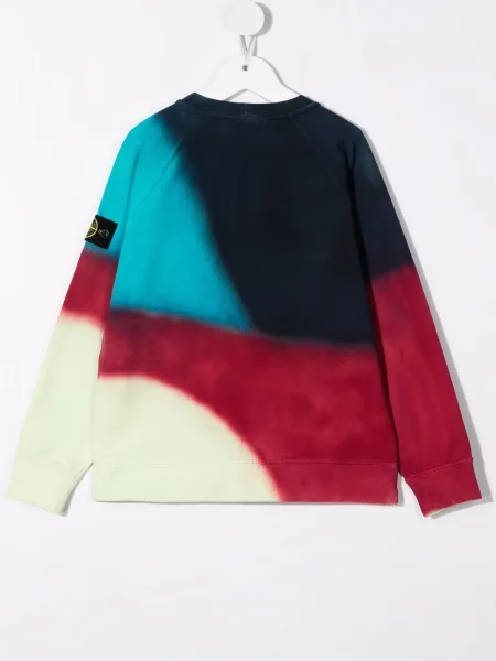 Bluza nierozpinana dziecięca Stone Island niebieska