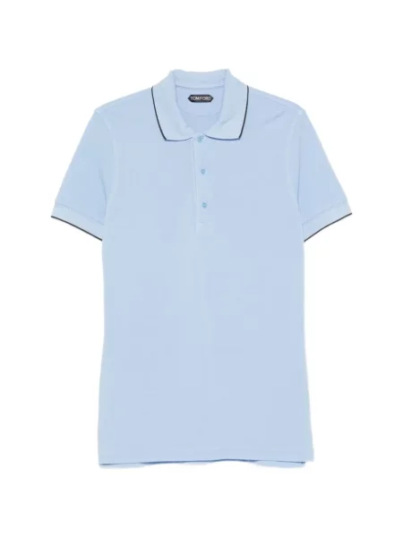 Tricou polo Tom Ford albastru