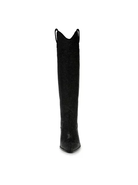 Botki Steve Madden skórzane czarne