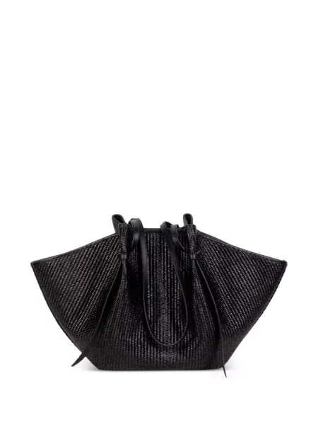 Clutch torbica Yuzefi s vezicama crna