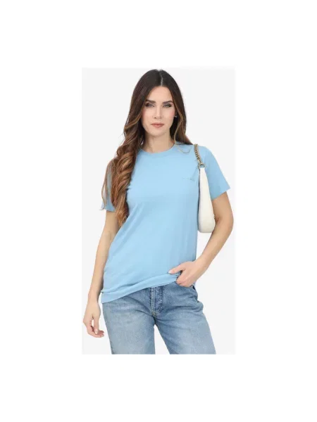 PINKO T-Shirt Start niebieski