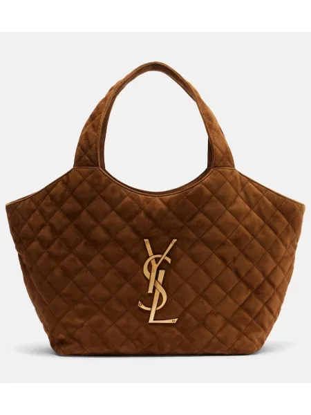 Torbica Saint Laurent iz semiša rjava