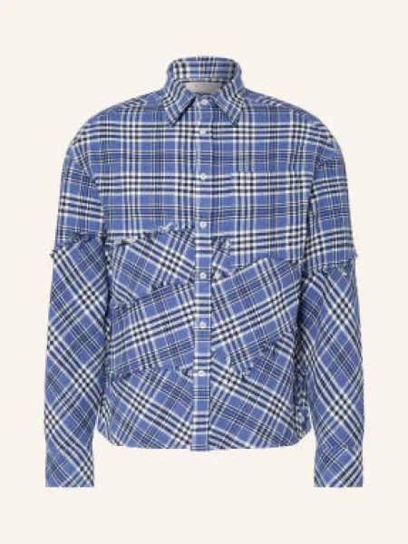 Reternity Košile Le Tisse Comfort Fit modrá / tmavě modrá bílá