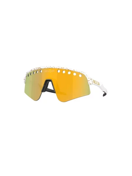 Oakley Akcesoria unisex Żółty ONE SIZE Żółte okulary przeciwsłoneczne z dużymi soczewkami białe