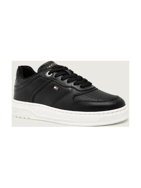 Tommy Hilfiger Teniși din piele negru