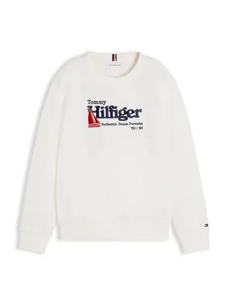Tommy Hilfiger dukserica za djecu od pamuka bijela